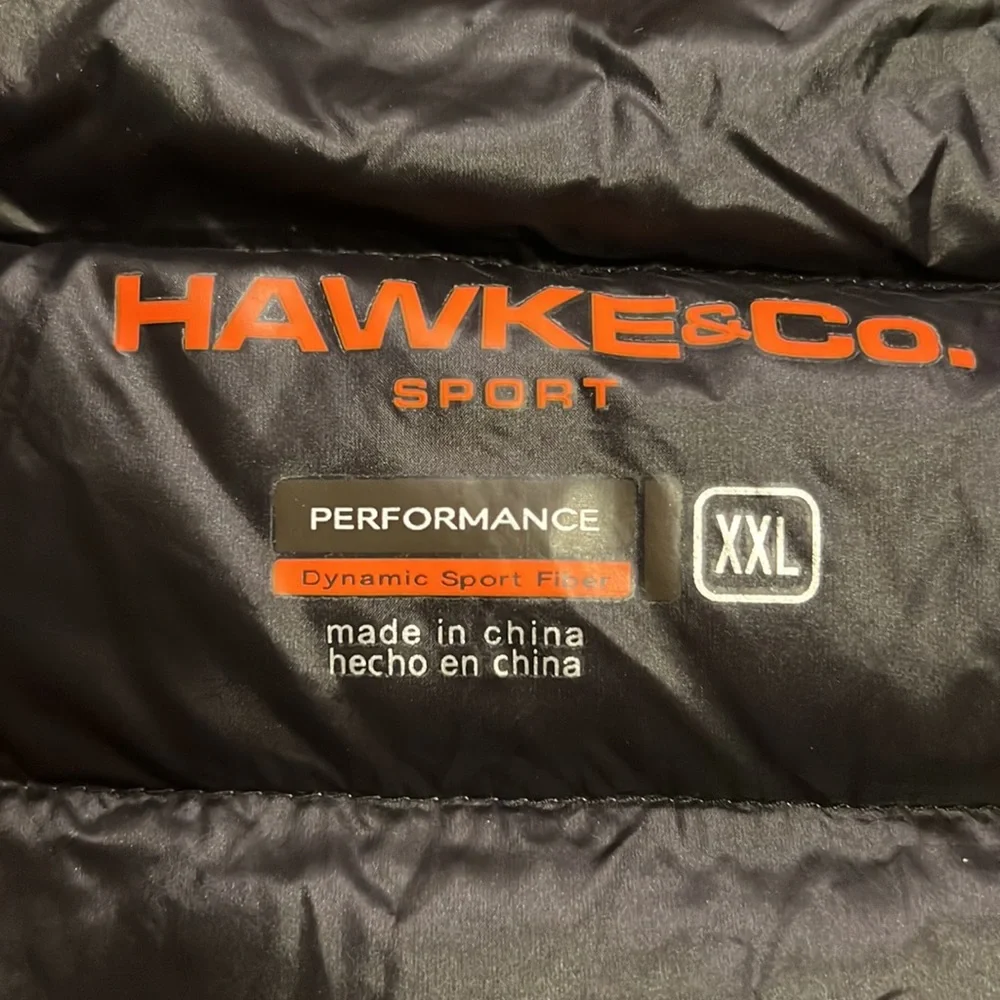 Men’s Hawke and Co. Olive Green Puffy Vest - Picture 3 of 4